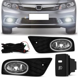 Kit Farol Auxiliar Civic 2012 em diante 